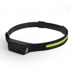 Фонарь налобный FERON TH2310 c аккумулятором 5W, 1500mAh IP44, USB type-C, ABS пластик, резина 48525 Фонарь налобный FERON TH2310 c аккумулятором 5W, 1500mAh IP44, USB type-C, ABS пластик, резина 48525