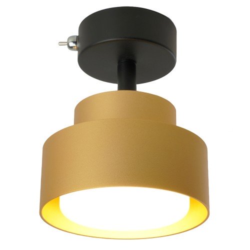 Светильник настенный HL3670 AURA 12W, 230V, GX53, золото