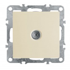 Розетка телевизионная 1-местная (механизм), STEKKER, PST00-9108-02, серия Эрна, слоновая кость 39326 Розетка телевизионная 1-местная (механизм), STEKKER, PST00-9108-02, серия Эрна, слоновая кость 39326