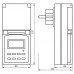 Розетка с таймером Feron TM23 недельная электронная мощность 3500W/16A IP44