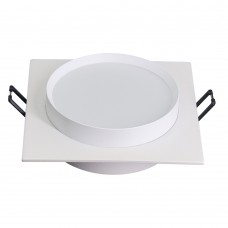 Светильник встраиваемый Feron DL506 потолочный GX53 белый квадрат 51358 Светильник встраиваемый Feron DL506 потолочный GX53 белый квадрат 51358