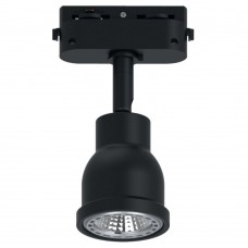 Светильник Feron AL199 трековый однофазный на шинопровод под лампу GU10, черный 51667 Светильник Feron AL199 трековый однофазный на шинопровод под лампу GU10, черный 51667