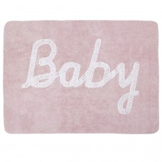 Ковер Lorena Canals с надпсиью Baby розовый 120*160 Ковер Lorena Canals с надпсиью Baby розовый 120*160