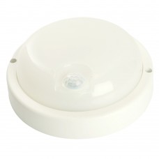 Светильник светодиодный пылевлагозащищённый с ИК-датчиком Feron AL3006 в пластиковом корпусе 8W 4000K 220V IP65 белый 48994 Светильник светодиодный пылевлагозащищённый с ИК-датчиком Feron AL3006 в пластиковом корпусе 8W 4000K 220V IP65 белый 48994