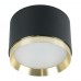 Светильник потолочный Feron Barrel DUET HL459 12W, 230V,GX53, черный + золото IP20 52021