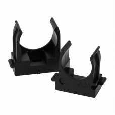 Крепеж-клипса для труб для прямого монтажа STEKKER PMPH32B черная в п/э D32 мм (упаковка 25 шт). Упаковка (1 шт) 50764