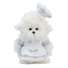 Lina Щенок Бишон белый S (±20 см) Маршмелоу в наряде для чаепития Lina Щенок Бишон белый S (±20 см) Маршмелоу в наряде для чаепития