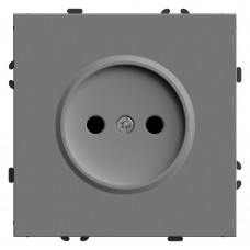 Розетка 1-местная с защитной шторкой (механизм), STEKKER, б/з, 250В, 16А, серия Эмили, RST16-5109-10, платиново-серый, soft touch 49954 Розетка 1-местная с защитной шторкой (механизм), STEKKER, б/з, 250В, 16А, серия Эмили, RST16-5109-10, платиново-серый, soft touch 49954