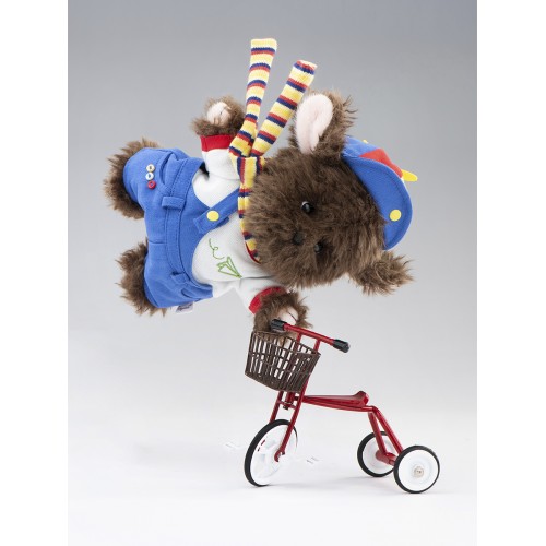 Авторская мягкая игрушка Lina Щенок Фил в одежде S (±20 см) кучерявый коричневый цвет Авторская мягкая игрушка Lina Щенок Фил в одежде S (±20 см) кучерявый коричневый цвет