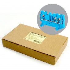 Зажим пружинный, 3-проводной проходной ЗНИ - 2,5 , JXB PT 2.5  TW, синий LD573-2-25. Упаковка (100 шт) STEKKER 49251 Зажим пружинный, 3-проводной проходной ЗНИ - 2,5 , JXB PT 2.5  TW, синий LD573-2-25. Упаковка (100 шт) STEKKER 49251