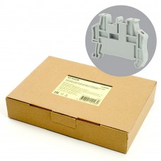 Концевой стопор (ограничитель) на DIN рейку для ЗНИ, серый LD590. Упаковка (100 шт) STEKKER 49263 Концевой стопор (ограничитель) на DIN рейку для ЗНИ, серый LD590. Упаковка (100 шт) STEKKER 49263