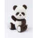 Lina Панда бело-коричневая M (±30 см) Lina Панда бело-коричневая M (±30 см)