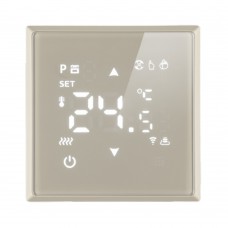 Терморегулятор Wi-Fi (механизм), STEKKER, 250В, 3500Вт, серия Эмили, RSW00-5119-08, кашемир, soft touch 50427