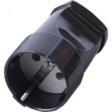 Розетка переносная 1-местная с/з STEKKER, PST16-40-200, пластик 250В, 16А, IP20, черный 32854 Розетка переносная 1-местная с/з STEKKER, PST16-40-200, пластик 250В, 16А, IP20, черный 32854