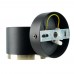 Светильник  настенный Feron HL4598  Barrel DUET 12W, 230V,GX53, черный + золото IP20 52019