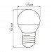 Лампа светодиодная Feron LB-38 Шарик E27 5W 2700K