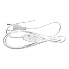 Сетевой шнур с выключателем, 230V 1,9м белый, KF-HK-1-2 FERON 51042 Сетевой шнур с выключателем, 230V 1,9м белый, KF-HK-1-2 FERON 51042