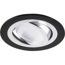 Светильник встраиваемый Feron DL2811 потолочный MR16 G5.3 черный-хром 32644 Светильник встраиваемый Feron DL2811 потолочный MR16 G5.3 черный-хром 32644