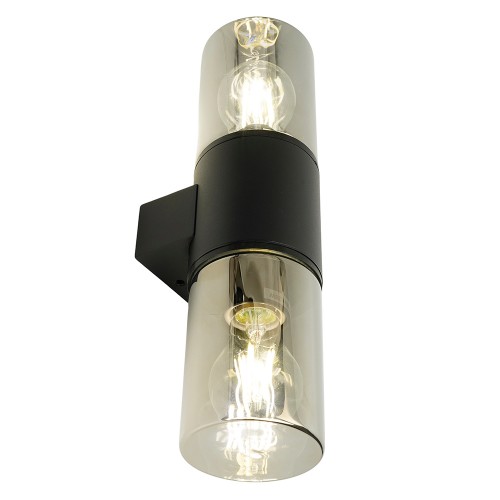 Светильник садово-парковый Feron DH1802, на стену вверх/вниз,  E27 230V, черный 51993 Светильник садово-парковый Feron DH1802, на стену вверх/вниз,  E27 230V, черный 51993