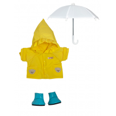Жёлтый дождевик комплект M (с туфлями, зонтом) Жёлтый дождевик комплект M (с туфлями, зонтом)