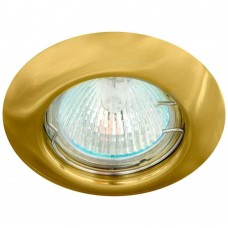 Светильник встраиваемый Feron DL13 потолочный MR16 G5.3 золотистый Светильник встраиваемый Feron DL13 потолочный MR16 G5.3 золотистый