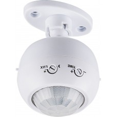 Датчик движения 1200W 8m 120°(гориз.) 360°(верт.)  белый, SEN16/ES-P27A FERON 22074