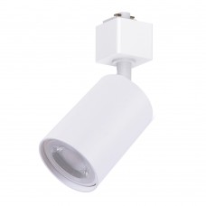 Светильник Feron AL154 трековый однофазный на шинопровод под лампу GU10, белый 51608 Светильник Feron AL154 трековый однофазный на шинопровод под лампу GU10, белый 51608
