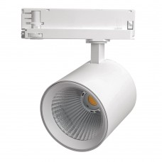 Светодиодный светильник Feron TR Reflex трековый на шинопровод 40W, 3500 Lm, 4000К, 36 градусов, белый, 3х фазный с функцией выбора мощности 52058 Светодиодный светильник Feron TR Reflex трековый на шинопровод 40W, 3500 Lm, 4000К, 36 градусов, белый, 3х фазный с функцией выбора мощности 52058