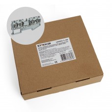 Зажим пружинный, 4-проводной проходной ЗНИ - 4,0 (JXB ST 4), серый STEKKER. Упаковка (50 шт) 39966 Зажим пружинный, 4-проводной проходной ЗНИ - 4,0 (JXB ST 4), серый STEKKER. Упаковка (50 шт) 39966