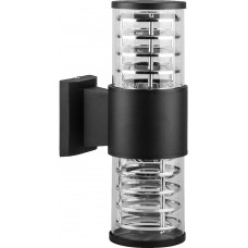 Светильник садово-парковый Feron DH0802, на стену вверх/вниз,  E27 230V, черный 06298 Светильник садово-парковый Feron DH0802, на стену вверх/вниз,  E27 230V, черный 06298