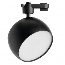 Светильник Feron AL167 трековый однофазный на шинопровод под лампу GX70, черный 48551 Светильник Feron AL167 трековый однофазный на шинопровод под лампу GX70, черный 48551