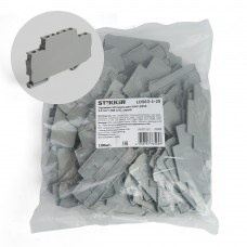 LD563-1-25 Торцевая заглушка для ЗНИ LD555 2,5 мм²  (JXB ST 2,5), серый STEKKER. Упаковка (100 шт) 39989 LD563-1-25 Торцевая заглушка для ЗНИ LD555 2,5 мм²  (JXB ST 2,5), серый STEKKER. Упаковка (100 шт) 39989