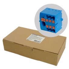 Зажим блочный (групп) для распред.тока нагрузки push-in на 6 точек, сеч 2,5 мм2, 690V,41А,  LD580 PTFIX 6-06/25. Упаковка (56 шт) STEKKER 49753 Зажим блочный (групп) для распред.тока нагрузки push-in на 6 точек, сеч 2,5 мм2, 690V,41А,  LD580 PTFIX 6-06/25. Упаковка (56 шт) STEKKER 49753