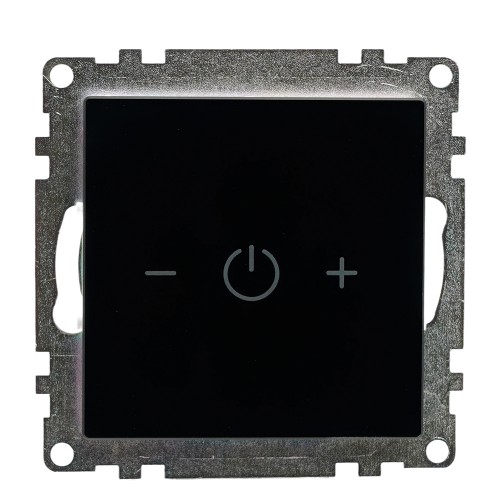 Выключатель диммирующий сенсорный (механизм) 250В, 150W, серия Катрин, черный STEKKER 50277 Выключатель диммирующий сенсорный (механизм) 250В, 150W, серия Катрин, черный STEKKER 50277