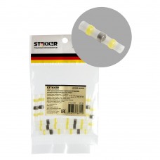 LD302-4060 ГСИ термоусаживаемая с припоем 4-6 мм2 48A, прозрачный/желтый (DIY упак 10шт) STEKKER 49162