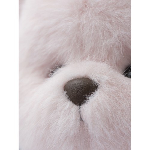 Авторская мягкая игрушка Lina Медведь (длинная шерсть) M (±30 см) молочно-розовый цвет Авторская мягкая игрушка Lina Медведь (длинная шерсть) M (±30 см) молочно-розовый цвет