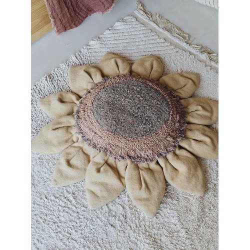 Круглая интерьерная подушка Подсолнух 90*90 Круглая интерьерная подушка Подсолнух 90*90