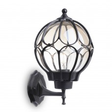 Светильник садово-парковый Feron PL3801  круглый на стену вверх 60W 230V E27, черный 06344 Светильник садово-парковый Feron PL3801  круглый на стену вверх 60W 230V E27, черный 06344