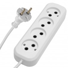 Удлинитель 4-местный б/з Stekker, HM01-40-03, 3м, 2x0,75, серия Home (У10-429), белый 39217 Удлинитель 4-местный б/з Stekker, HM01-40-03, 3м, 2x0,75, серия Home (У10-429), белый 39217