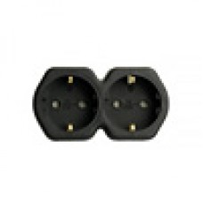 Разветвитель сетевой 2-местный с/з STEKKER ADP16-12-21, 250V,16A, ABS огнеустойчивый пластик, черный 50107 Разветвитель сетевой 2-местный с/з STEKKER ADP16-12-21, 250V,16A, ABS огнеустойчивый пластик, черный 50107