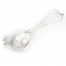 Сетевой шнур с диммером 230V 2м, белый, DM103-200W FERON 23056 Сетевой шнур с диммером 230V 2м, белый, DM103-200W FERON 23056