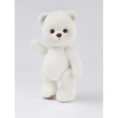 Авторская мягкая игрушка Lina Медведь (короткая шерсть) M (±30 см) белый цвет Авторская мягкая игрушка Lina Медведь (короткая шерсть) M (±30 см) белый цвет