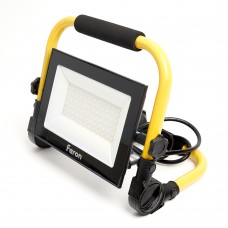 Светодиодный прожектор Feron LL-515 переносной 70W, 6400K, IP65 41545 Светодиодный прожектор Feron LL-515 переносной 70W, 6400K, IP65 41545