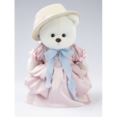 Авторская мягкая игрушка Lina Медведь белый Сладкая парочка в платье M (±30 см) Авторская мягкая игрушка Lina Медведь белый Сладкая парочка в платье M (±30 см)