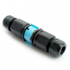 Соединитель-коннектор LD540  разъемный с замком 3-контактный, с пружинным контактом IP68, черный STEKKER 49193 Соединитель-коннектор LD540  разъемный с замком 3-контактный, с пружинным контактом IP68, черный STEKKER 49193