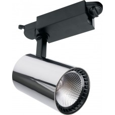 Светодиодный светильник Feron AL102 трековый однофазный на шинопровод 12W 4000K 35 градусов хром Светодиодный светильник Feron AL102 трековый однофазный на шинопровод 12W 4000K 35 градусов хром