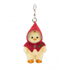 Lina Цыплёнок XXS (±12 см) с красным плащом-брелоком Lina Цыплёнок XXS (±12 см) с красным плащом-брелоком