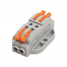 Клемма строительно-монтажная STEKKER для подключения фазных проводников 2 контактные группы, (1 ввод,1вывод на полюс) LD222-429. Упаковка (40 шт) 39501 Клемма строительно-монтажная STEKKER для подключения фазных проводников 2 контактные группы, (1 ввод,1вывод на полюс) LD222-429. Упаковка (40 шт) 39501