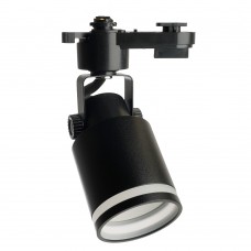 Светильник Feron AL188 трековый однофазный на шинопровод под лампу GU10, черный 48707 Светильник Feron AL188 трековый однофазный на шинопровод под лампу GU10, черный 48707